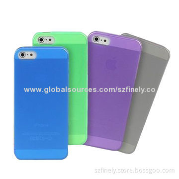 PP Cases for iPhone 5/5S, Ultra-thin Case, 0.3mm Thickness, Lightweight and Simple